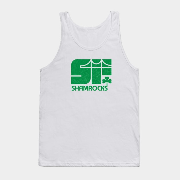 Defunct San Francisco Shamrocks PHL Hockey 1977 Tank Top by LocalZonly